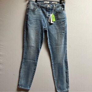 NWT Guess Sexy Curve Mid Rise Blue Denim Jeans Sz 32